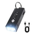 A1 5W mini-LED-lommelykt - 580lm, IP66, USB-C, magnetklips - svart