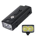 A1 5W mini-LED-lommelykt - 580lm, IP66, USB-C, magnetklips - svart