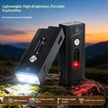 A1 5W mini-LED-lommelykt - 580lm, IP66, USB-C, magnetklips - svart