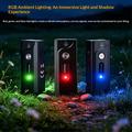 A1 5W mini-LED-lommelykt - 580lm, IP66, USB-C, magnetklips - svart