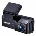 A10 dobbel dashcam - 4K/2K, GPS, ADAS, Wi-Fi, parkeringskamera - svart