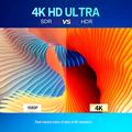 A10 Plus – bærbar Android-smartprojektor med 4K-avkoding – svart
