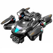 A168 børsteløs RC-drone med 8K dobbeltkamera, optisk flyt - svart