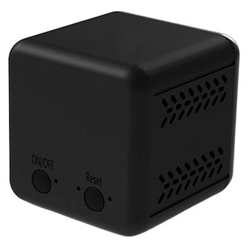 A19 Trådløst minikamera med infrarødt nattsyn og bevegelsesalarm - svart