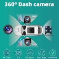 A35 1080p Full HD WiFi 4-kanals bilkamera - svart