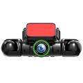 A35 1080p Full HD WiFi 4-kanals bilkamera - svart