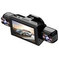 A36 4-kanals bilkamera - 1080p, Wi-Fi, 3" IPS-skjerm, nattopptak - svart