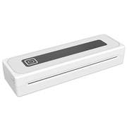A4B bærbar blekkfri termisk skriver med Bluetooth - hvit