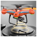 Drone med Dobbelt HD Kamera & Fjernkontroll AE11 (Åpen Emballasje - Tilfredsstillende) - Oransj