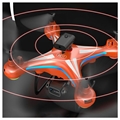 Drone med Dobbelt HD Kamera & Fjernkontroll AE11 (Åpen Emballasje - Tilfredsstillende) - Oransj