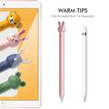 AHASTYLE PT129-1 for Apple Pencil 1. generasjon Stylus Pen Silikone Cover - Pink Rabbit