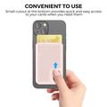 AhaStyle PT133-B Magnetisk telefonkortholder i silikon - rosa