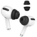 AHASTYLE PT99-2 1 par ørepropper til Apple AirPods Pro 2 / AirPods Pro Bluetooth-øretelefoner med silikonhetter, størrelse S - svart
