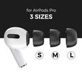 AHASTYLE WG28 1 par øretelefonhetter for Apple AirPods Pro / Pro 2 Memory Foam Replacement Earbuds Tips, størrelse: L