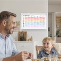 Smart familieorganisator med AI med 10" berøringsskjerm - hvit