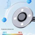 AKD255 15W magnetisk trådløs lader / bilholder for dashbord og frontrute - MagSafe-kompatibel