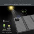 ALLPOWERS 21W sammenleggbart solcellepanel med to USB-porter
