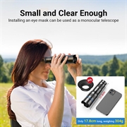 APEXEL HD metall 20-40x zoom teleskop teleskop teleobjektiv monokulært telefonkameraobjektiv for iPhone Samsung Huawei