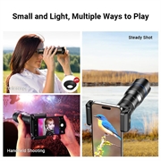 APEXEL HD metall 20-40x zoom teleskop teleskop teleobjektiv monokulært telefonkameraobjektiv for iPhone Samsung Huawei