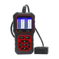 AT500 OBD2-skanner - Diagnostisk verktøy for biler med 2.4" TFT-skjerm - Svart / rød