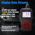 AT500 OBD2-skanner - Diagnostisk verktøy for biler med 2.4" TFT-skjerm - Svart / rød