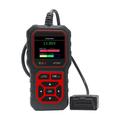 AT500 OBD2-skanner - Diagnostisk verktøy for biler med 2.4" TFT-skjerm - Svart / rød