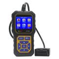 AT500 OBD2-skanner - Diagnostisk verktøy for biler med 2.4" TFT-skjerm - Svart / gul