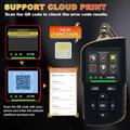 AT700 OBD2-diagnoseskanner for biler med 2.4" TFT-skjerm - svart