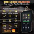 AT700 OBD2-diagnoseskanner for biler med 2.4" TFT-skjerm - svart