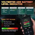 AT700 OBD2-diagnoseskanner for biler med 2.4" TFT-skjerm - svart