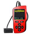 AT700 OBD2-diagnoseskanner for biler med 2.4" TFT-skjerm - rød