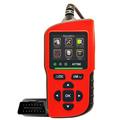 AT700 OBD2-diagnoseskanner for biler med 2.4" TFT-skjerm - rød