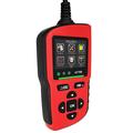 AT700 OBD2-diagnoseskanner for biler med 2.4" TFT-skjerm - rød