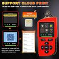 AT700 OBD2-diagnoseskanner for biler med 2.4" TFT-skjerm - rød