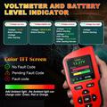 AT700 OBD2-diagnoseskanner for biler med 2.4" TFT-skjerm - rød