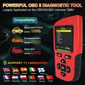 AT700 OBD2-diagnoseskanner for biler med 2.4" TFT-skjerm - rød