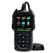 AT900 OBD2-diagnoseskanner for biler - 2.4" - svart