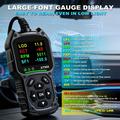 AT900 OBD2-diagnoseskanner for biler - 2.4" - svart