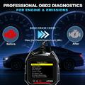 AT900 OBD2-diagnoseskanner for biler - 2.4" - svart