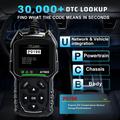 AT900 OBD2-diagnoseskanner for biler - 2.4" - svart