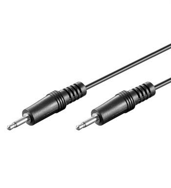 Hann 3,5 mm / Hann 3,5 mm AV-kabel - 1,5 m