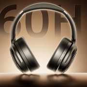 AWEI AT30 trådløse hodetelefoner – Bluetooth 6.0, Hi-Fi-lyd, FM-radio, AUX – svart