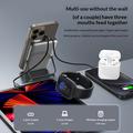AZEADA AZ-P34 10000mAh magnetisk powerbank med USB-C-kabel - 22.5W/15W - mørkegrå