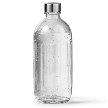 Aarke Glassflaske Pro - 800ml - Gjennomsiktig / Stål
