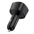 Acefast B18 200W Car Charger - 2x USB-C, USB-A - Black
