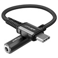 Acefast C1-07 USB-C / 3.5mm AUX Audio Adapter - Svart