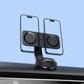 Acefast D60 dobbel magnetisk bilholder - dashbordmontering - svart