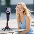 Acefast E72 multifunksjonell mini-selfiestang - magnetisk telefonholder, stativ, fjernkontroll - svart