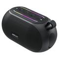 Acefast K15 Air bærbar Bluetooth-høyttaler 6W – IPX7, RGB-belysning, TWS – svart