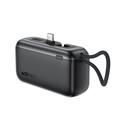 Acefast M27-10000 Mini Powerbank 10000mAh med USB-C-kabel - 22.5W - Svart